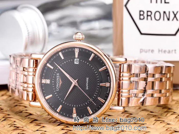 LONGINES浪琴 經典大三針 全自動機械 精品男士腕表 WSS0331